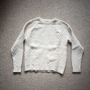 J crew cable knit sweater